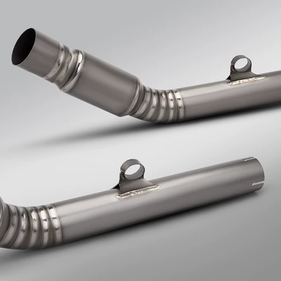 Motorcycle exhaust pipe Modification, with Drum Back-Pressure Package