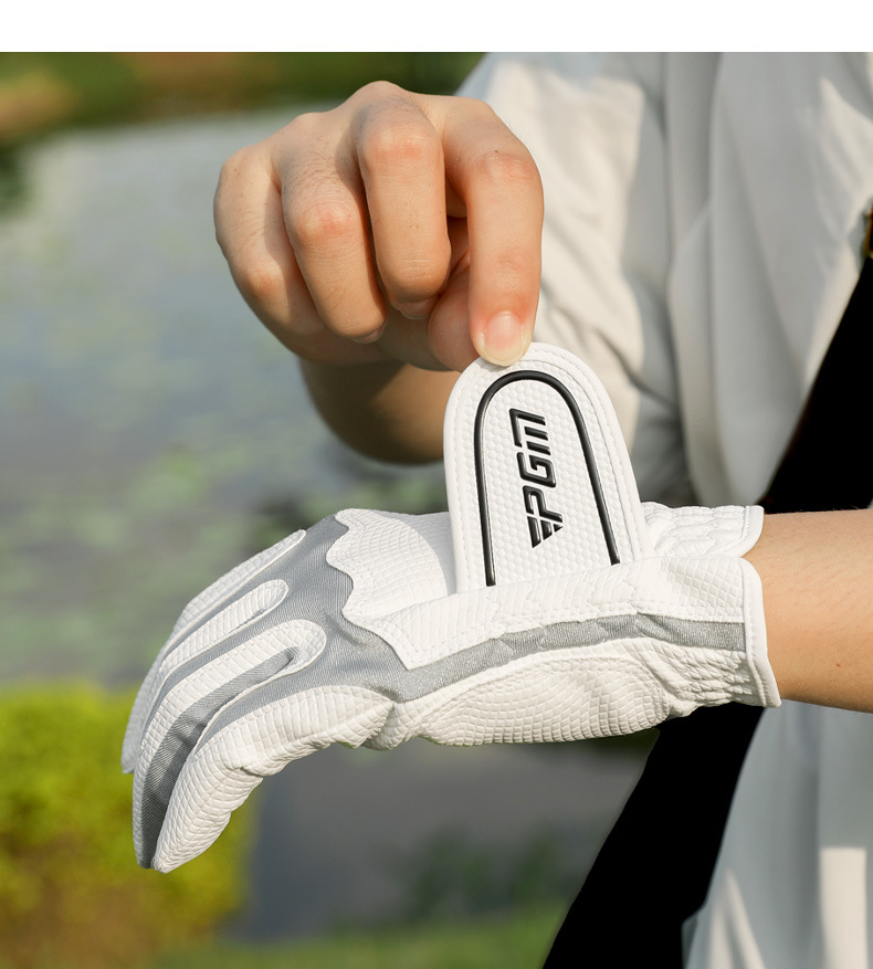 Găng tay golf PGM nam chất liệu PU kết hợp Lycra chống mài mòn, thoáng khí, có Velcro — [XS:15-18 yard] Thích hợp cho trẻ em/nữ chi tiết 43