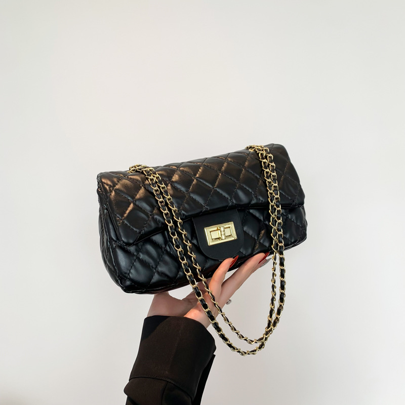 Lige moda coreana cadena de bloqueo bolso de brazo para mujeres 2024 primavera nuevo estilo versátil bolso de mochila pequeña