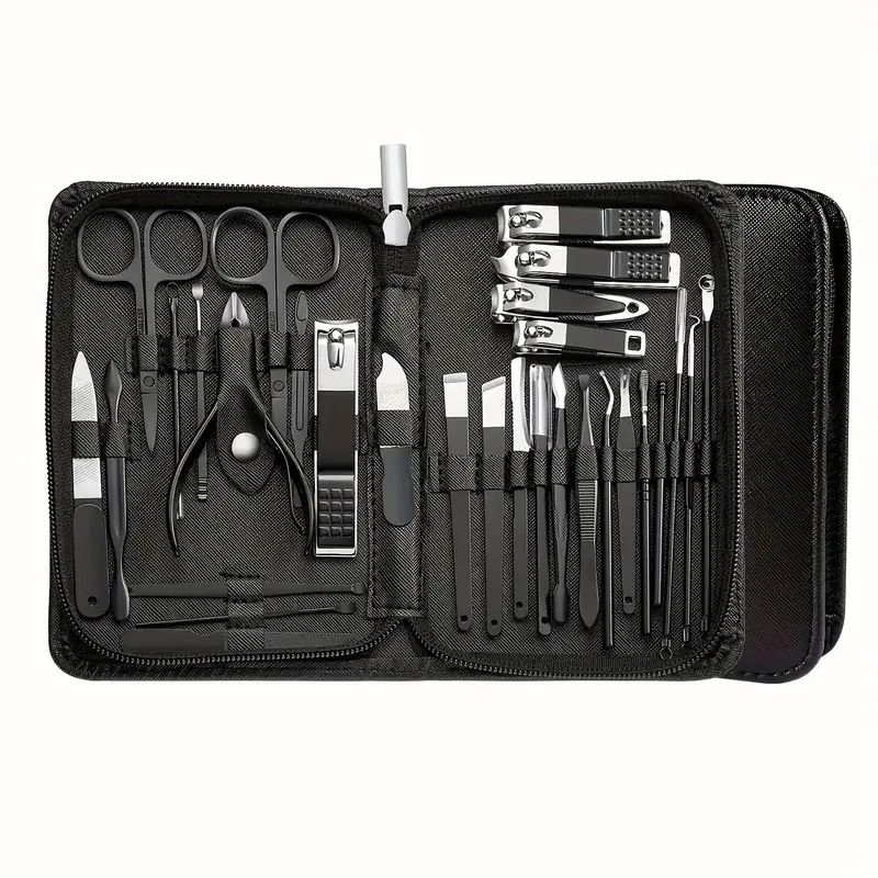 30-piece Stainless Steel Nail Beauty Tool Set
