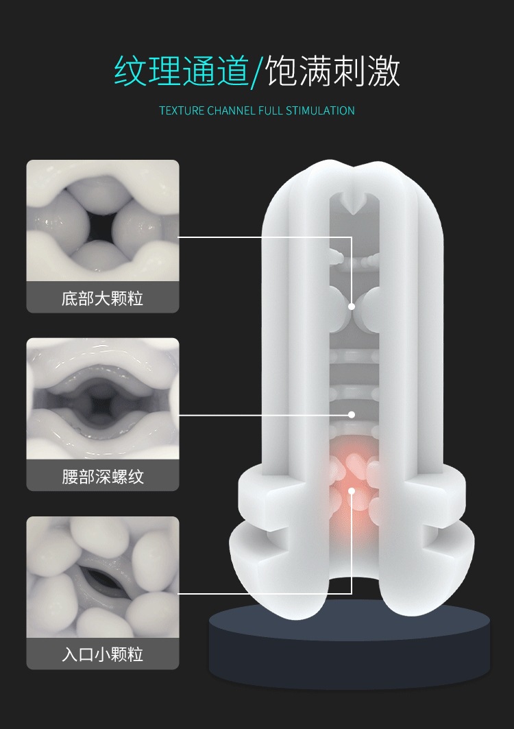 Mystery Fantasy Aircraft Cup Male Masturbator with Vibrating, Sucking, Sound and Telescopic Functions — detail image 23