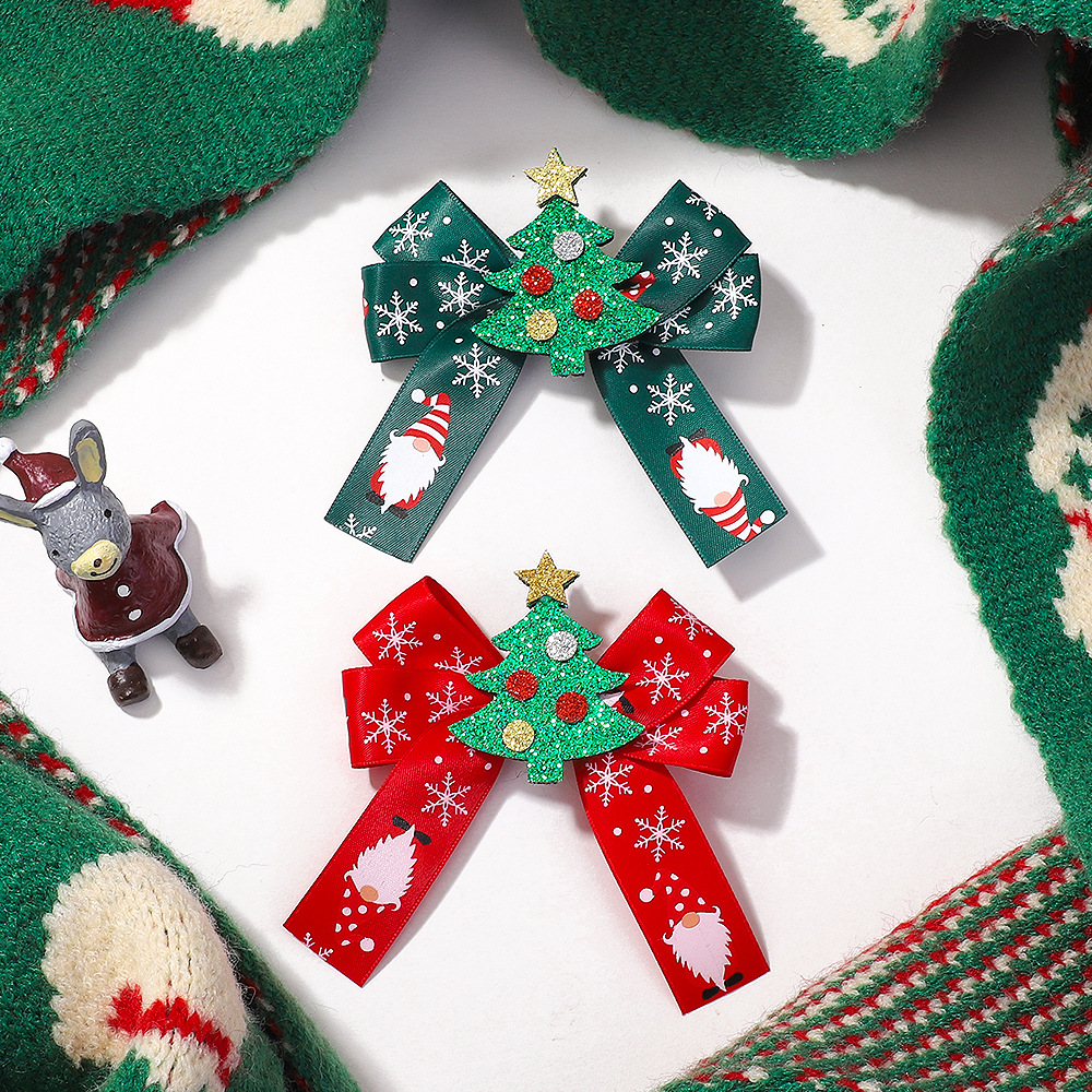 7g Weight Daily Occasion Christmas Festival Women's Gender Classic Style Style Classic Style Women's Kids Hair Accessories 2