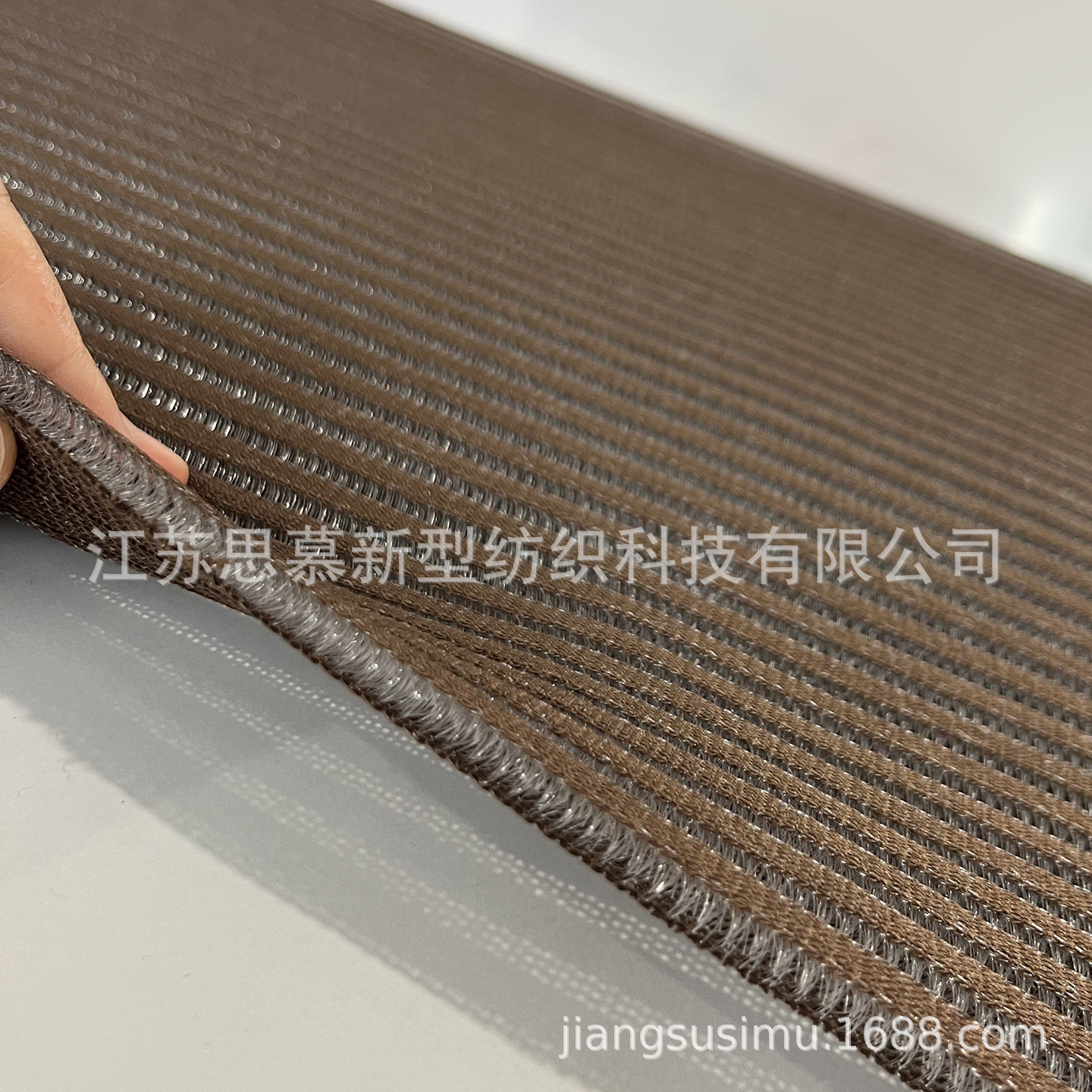 思慕网眼布经编涤纶条子布床垫坐垫耐磨透气环保可水洗 3d网布