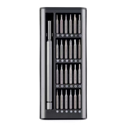 Supply screwdriver set 24-in-1 multi-functional portable hardware tools mobile phone and clock repair home manufacturer sales
