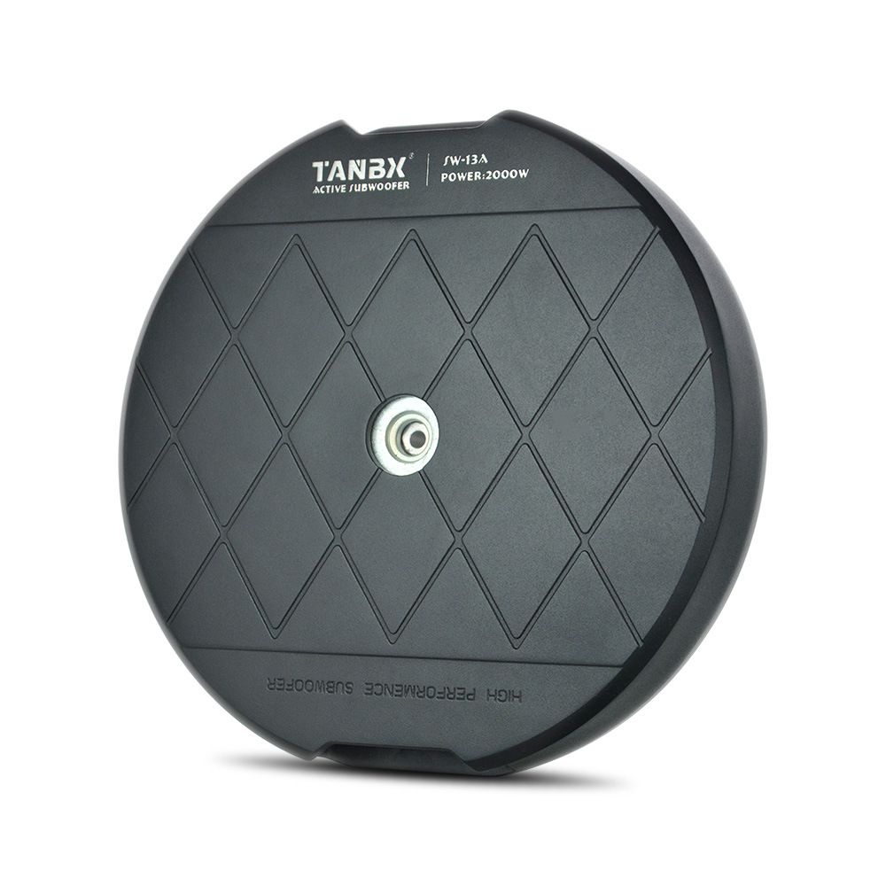 Car Spare Tire Subwoofer Dedicated Amplifier, Car Spare Tire Subwoofer, Trunk Heavy Bass Modification, Ultra-Thin Subwoofer