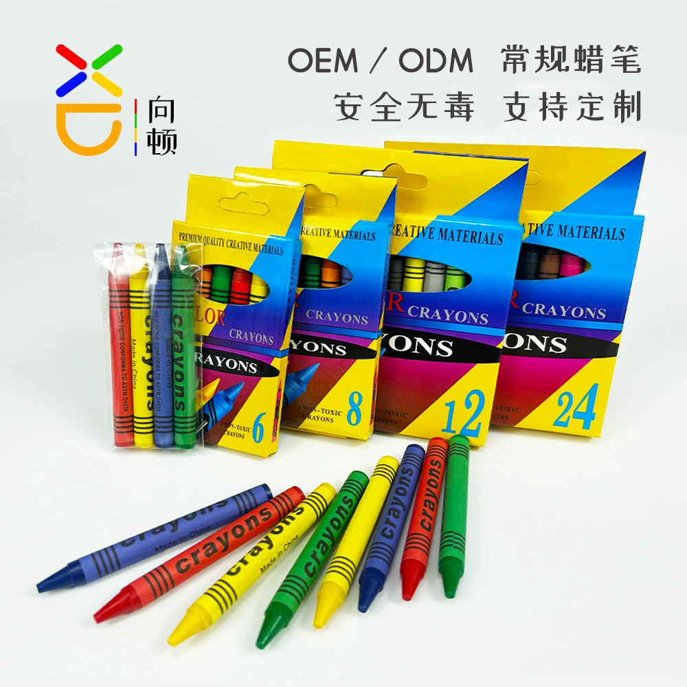 Мелок 6 видов цветов 8 видов цветов 12 видов цветов 24 цвета в коробке палочка для рисования маслом граффити цветное заполнение живопись трансграничные детские товары для творчества в наличии
