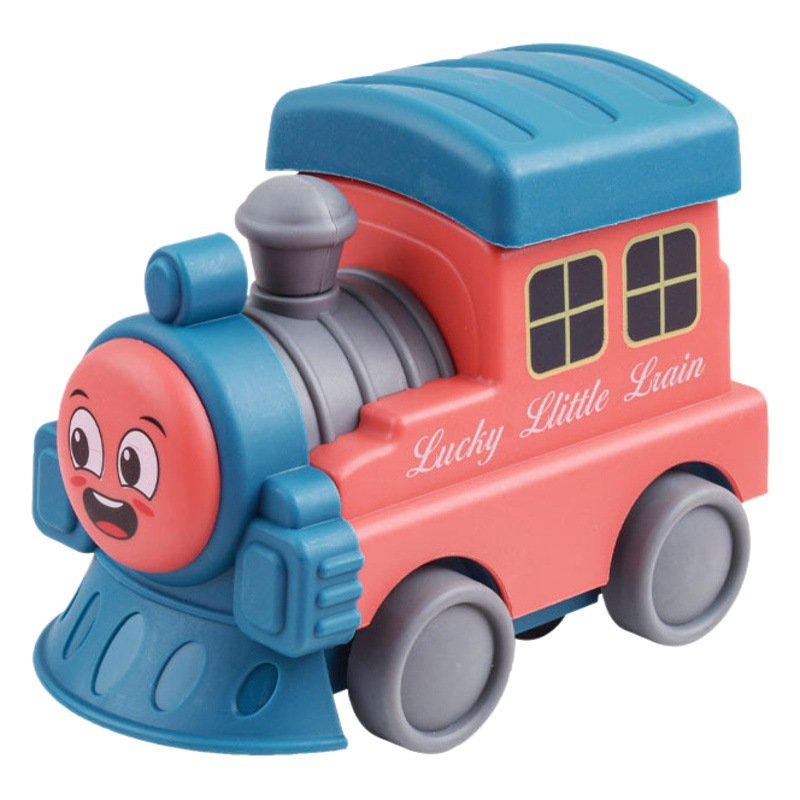 Nuevo puesto al por mayor prensa juguete coche niños inercia locomotora niño Tire hacia atrás coche kindergarten regalo