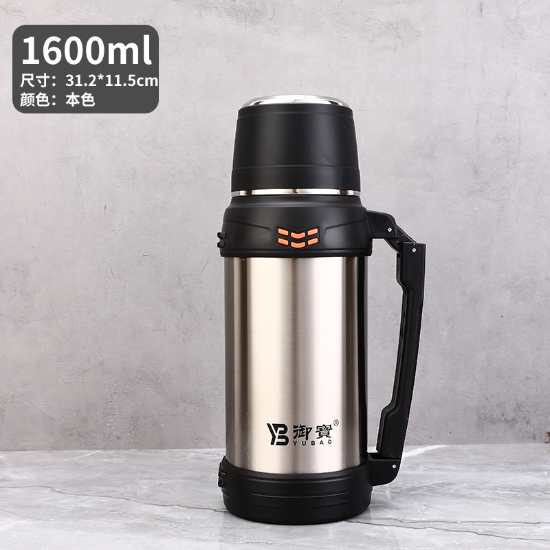 Termo de acero inoxidable 2L para exteriores portátil gran capacidad