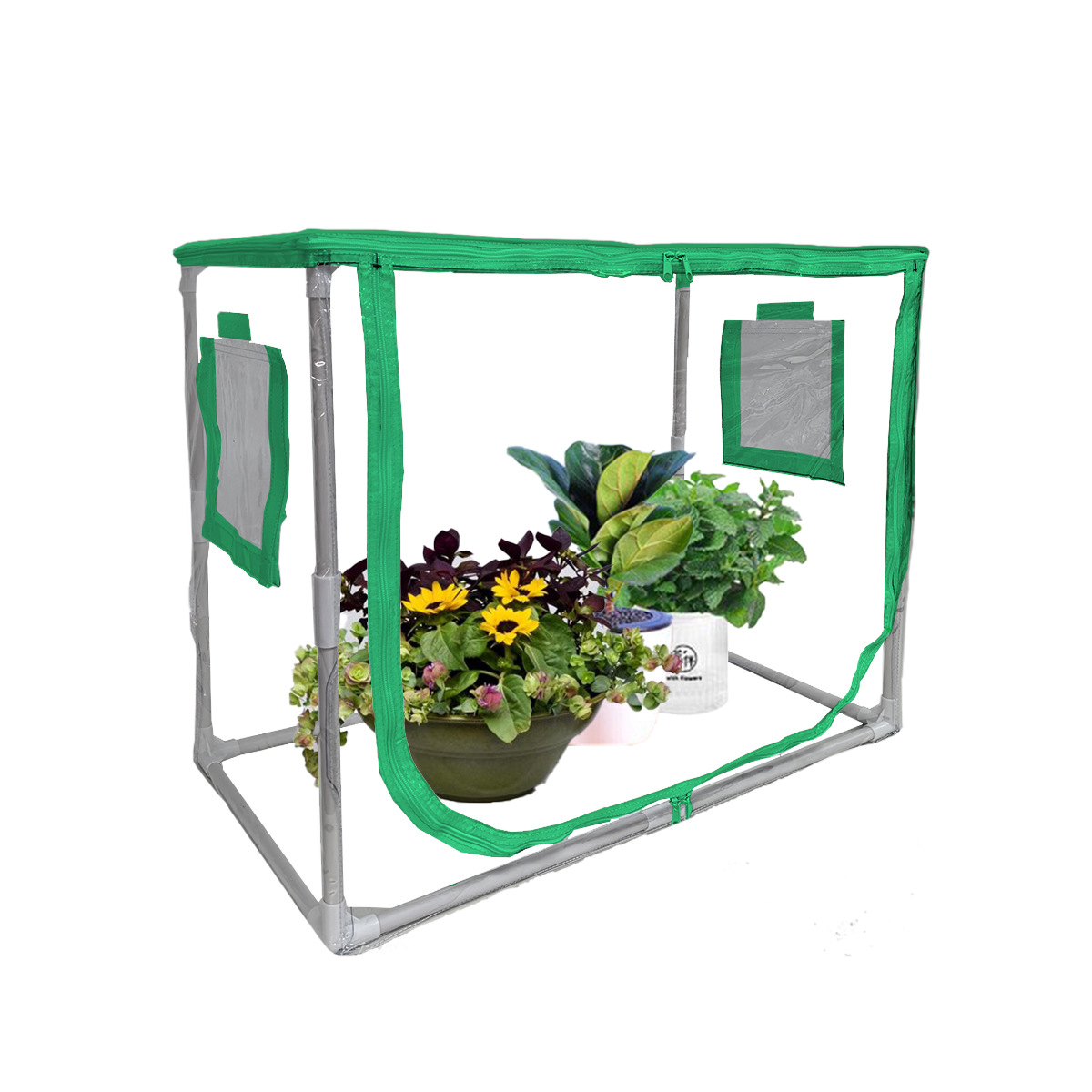 Funda protectora térmica transparente para plantas y semilleros_voghion.com