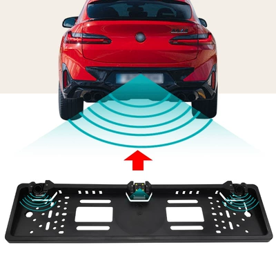 European license plate frame Vehicle camera