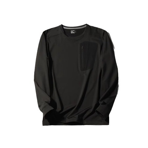 Men's Clothing LT lightweight outdoor sports high elastic quick drying long sleeved bottoming shirt men's and women's round neck T shirt_voghion.com
