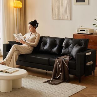 Small Apartment Lazy Sofa That Can Lie down and Sleep 2024 New Bedroom Small Sofa Rental Room Single and Double Fabric Sofa