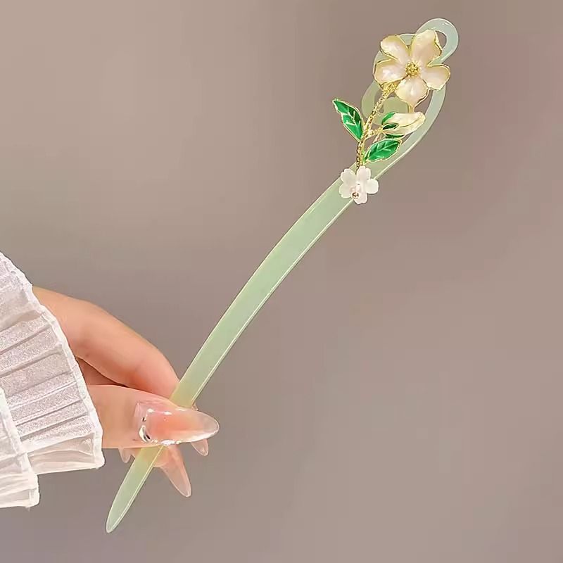 Estilo antiguo Hanfu tocado flor horquilla sentido femenino de alto nivel borla paso a paso nuevo estilo chino