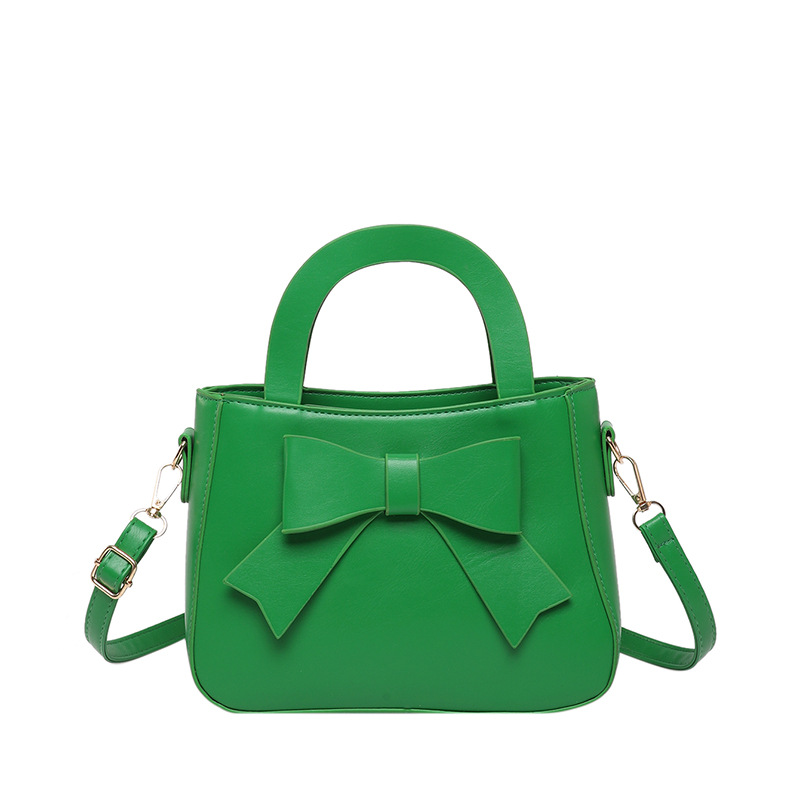 2025 primavera y verano nuevo color sólido bolso de hombro coreano bolso de mujer suave moda simple bolso de arco