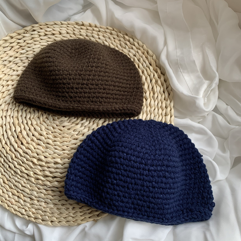 Gebreide beanie muts voor dames en heren warme wintermuts_voghion.com