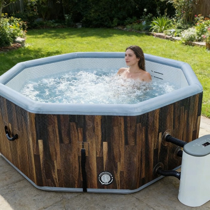 Customized polygonal inflatable massage bathtub SPA hydrotherapy pool constant temperature surfing pool bubble wellness pool swimming pool Customized polygonal inflatable massage bathtub SPA hydrotherapy pool constant temperature surfing pool bubble wellness pool swimming pool
