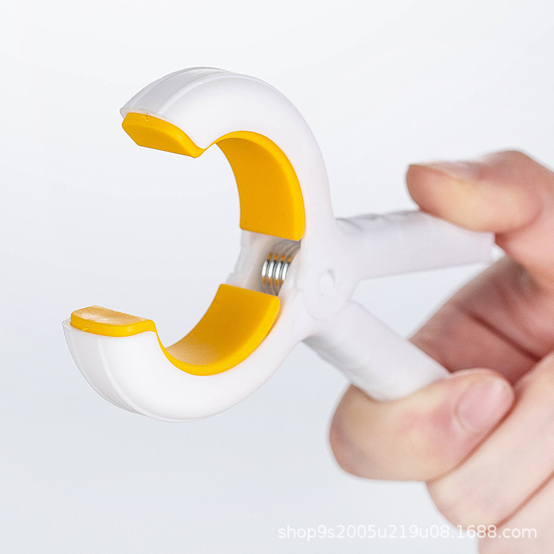 Pinza de edredón de acero inoxidable, pinza de ropa grande, sin costuras, clip de fijación a prueba de viento fuerte de silicona, clip de punto de cruz de mosquitera de cortina