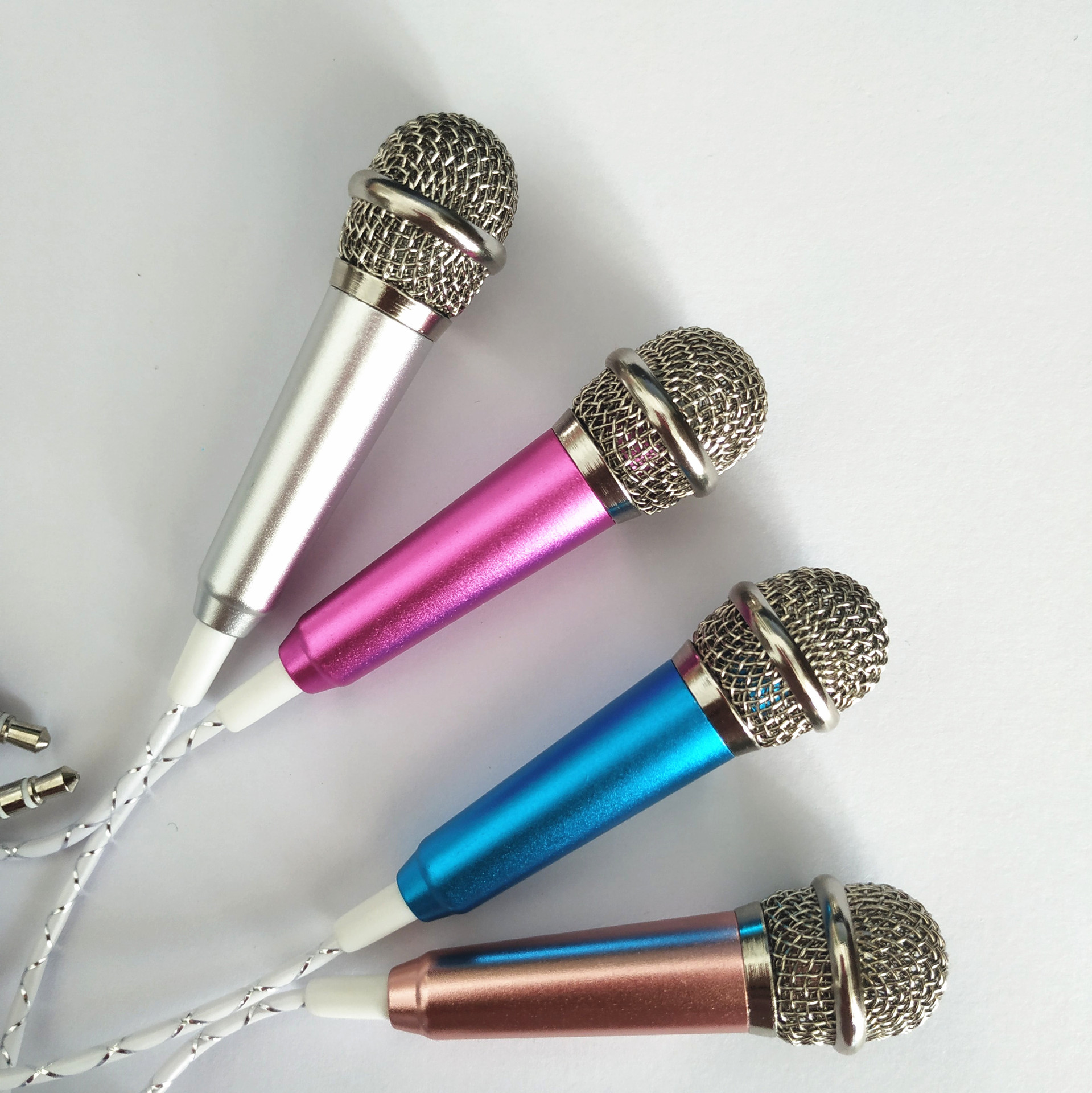 Teléfono móvil karaoke micrófono karaoke artefacto karaoke micrófono auricular micrófono integrado mini micrófono