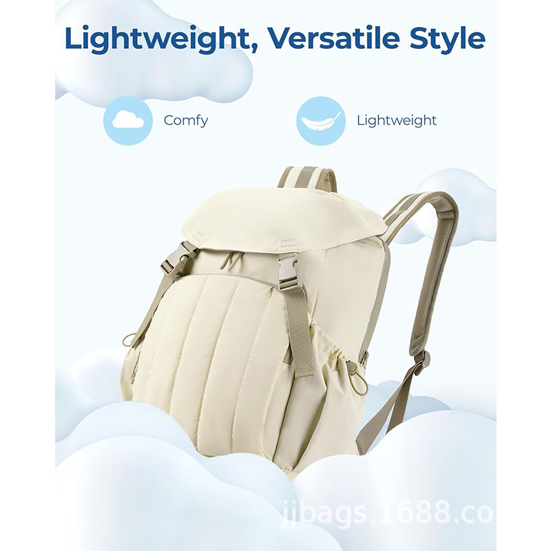 Amazon nueva mochila de mujer mochila de viaje de apertura amplia mochila de computadora mochila de cama impermeable mochila de escolares ligeros