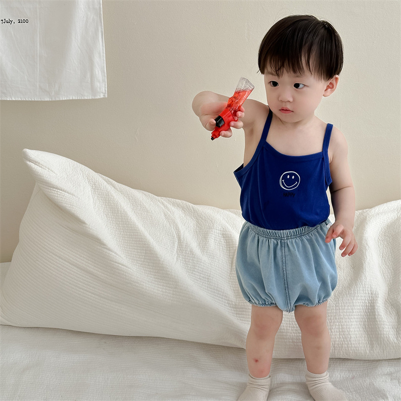 Camiseta de niños con cabina de verano delgada ropa de niños coreana ropa de bebé ropa de verano para niños