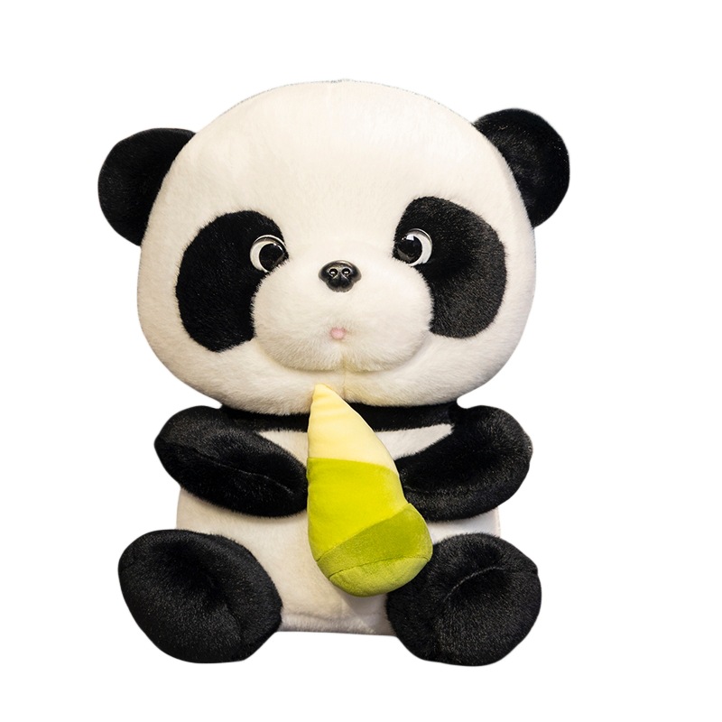 Panda muñeca de peluche juguete nacional tesoro simulación pequeña panda muñeca pequeño tamaño colgante Ragdoll niños regalo de cumpleaños