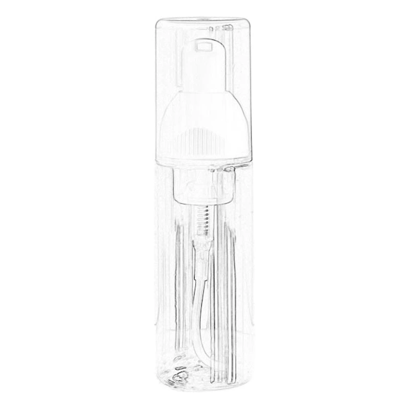 40ml50mll80ml пена бутылка ПЭТ мусс пузырь бутылка прозрачная пузырьковая бутылка дезинфицирующее средство для рук Очищение лица Сплит пустая бутылка