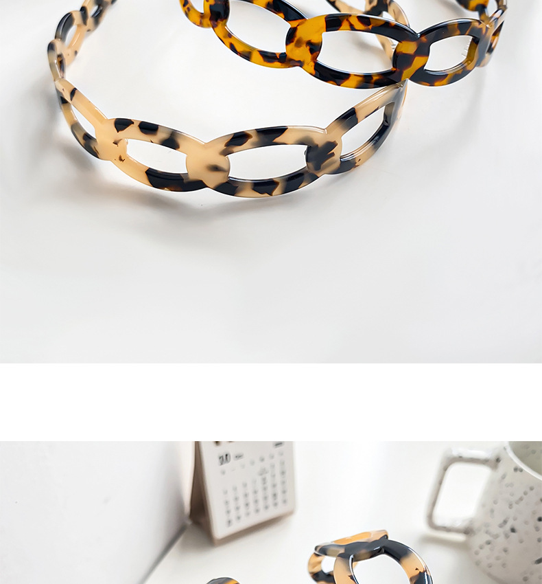 Daily Occasion Acetic acid sheets Material Simple Style Oval Acetic Acid Sheets Hair Band