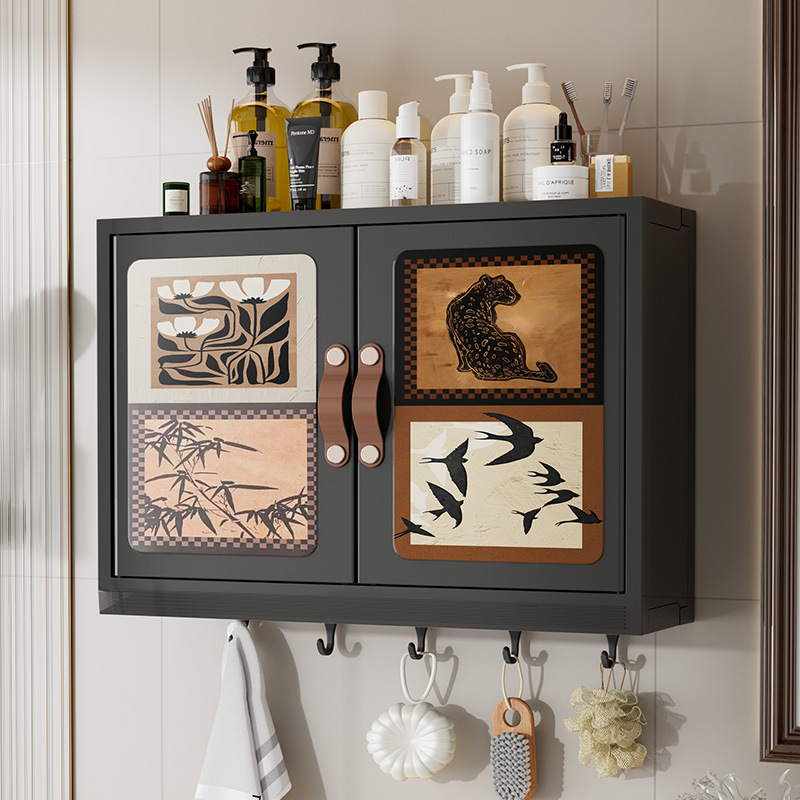 Bathroom Small Wall Cabinet, Bathroom Storage Rack, Wall-Mounted Toilet Washbasin, Above the Toilet, Bathroom Wall-Mounted Storage Cabinet