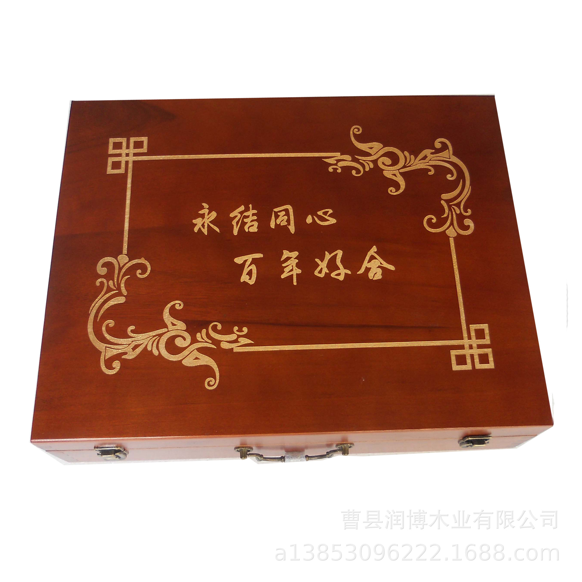 国风精美礼品包装盒手工刺绣订婚结婚用品礼盒伴手礼蜀绣礼盒现货