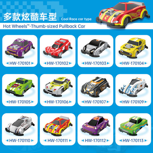 Fenghuolun small sports car thumb pull-back car blind box gashapon machine children's high-speed car racing toy