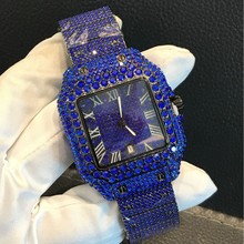 diamond watch ȫ���ʿ�ֱ������ֱ�ʯӢ�ֱ� hip hop watch men