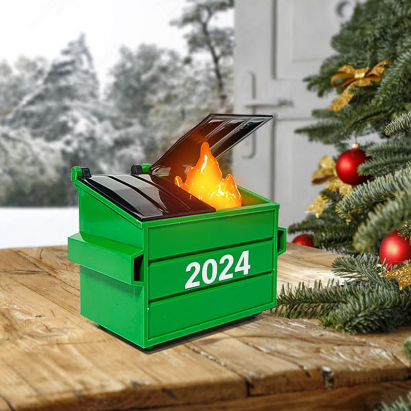 [ Garbage can flame ]