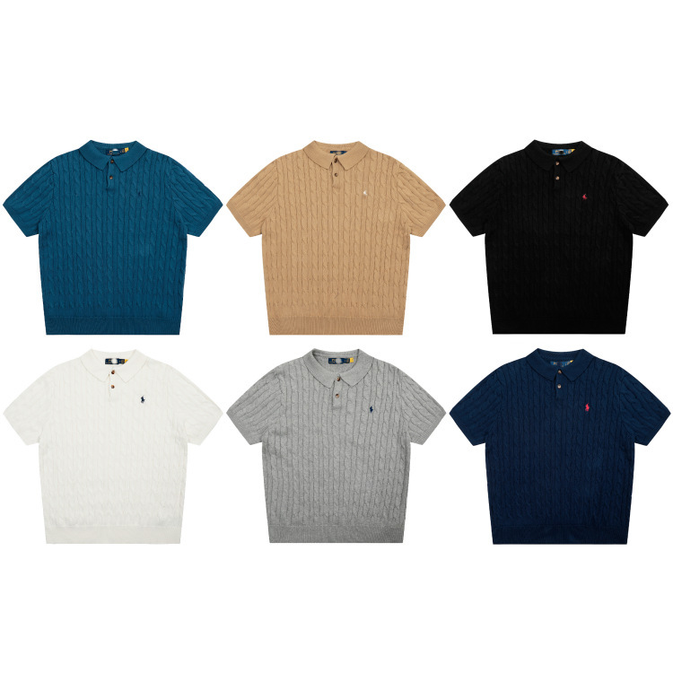 High-end RL Ralph Lauren logo old money style men's polo shirt, knitted top, men's sweater, men's short-sleeve t-shirt High-end RL Ralph Lauren logo old money style men's polo shirt, knitted top, men's sweater, men's short-sleeve t-shirt