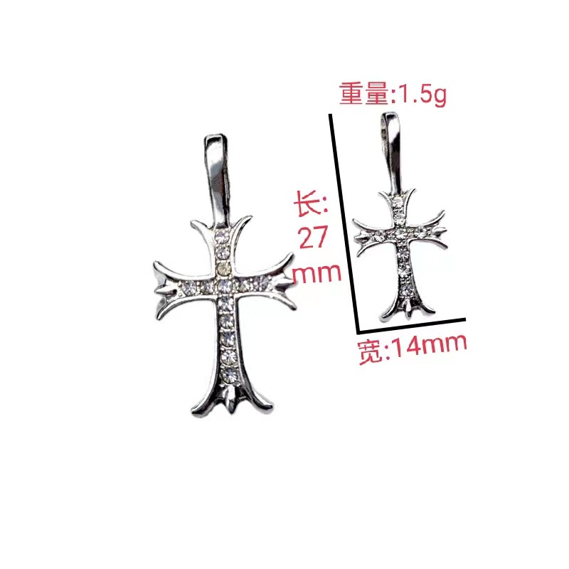 Accesorios de joyería de aleación de bricolaje Colgante de cruz de plata retro Pulsera Collar Pendientes Decoración de ropa Colgante