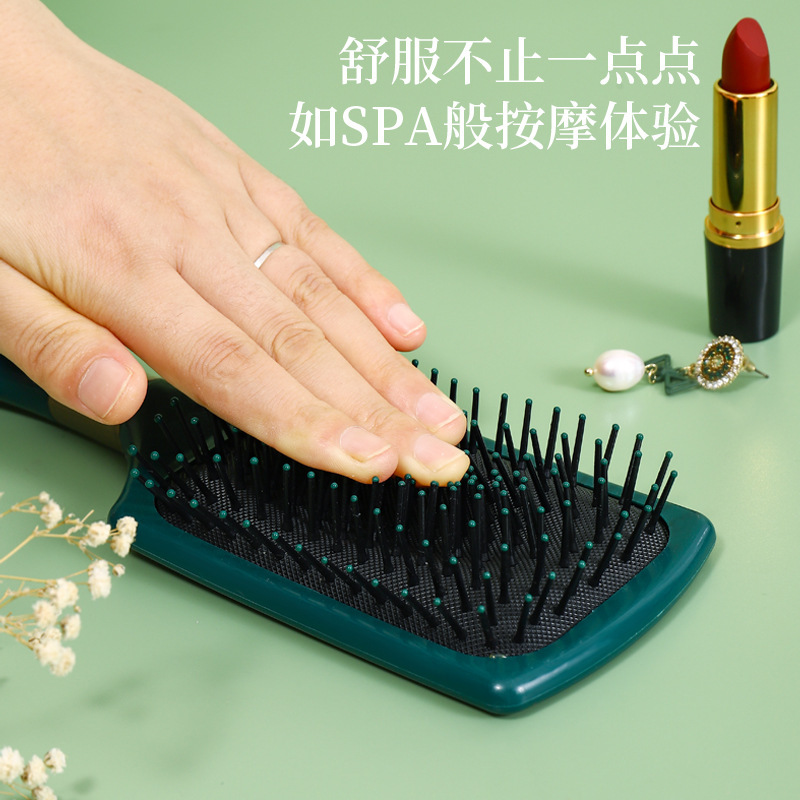 Peine bolsa de aire peine de pelo curling peine hogar masaje del cuero cabelludo peine cabeza Meridian especial de las mujeres pelo largo pelo liso antiestático