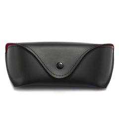 廠家批發新款太陽眼鏡皮革包時尚黑墨鏡眼鏡收納盒手提便攜眼鏡盒