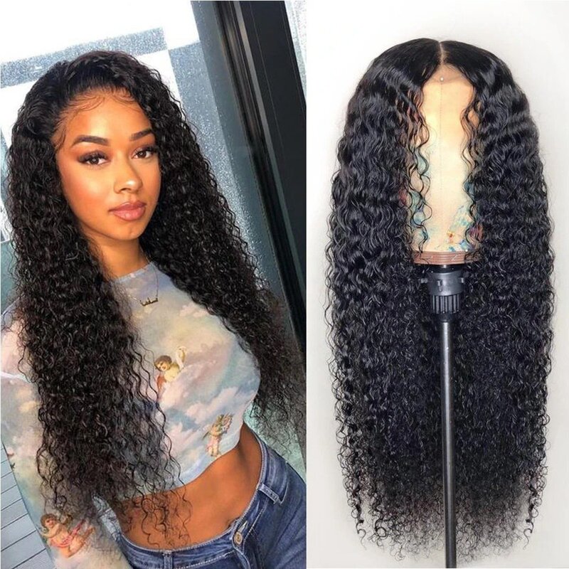 AliExpress Fashion Europe and America Black Cross-border Long Hair Small Roll African Women's Wig Source Factory in stock