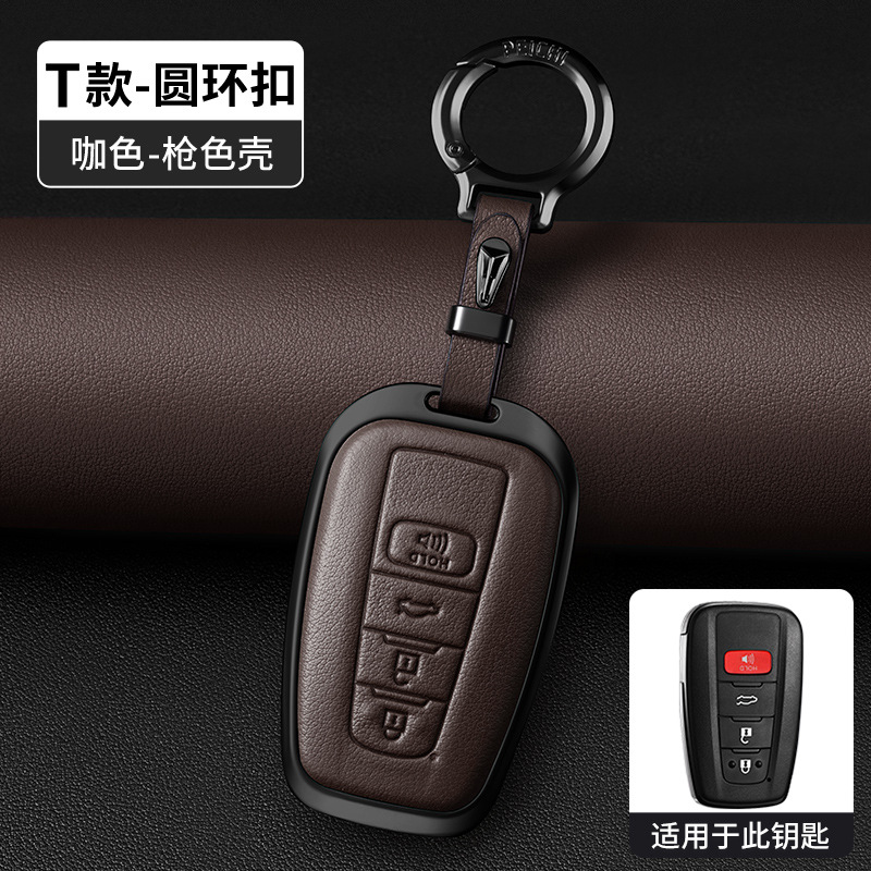 T 스타일 브라운 [건 쉘 + 라운드 버클]