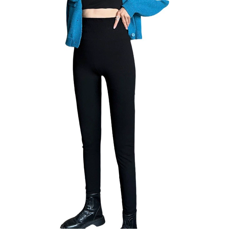 Черные брюки-карандаш, новая весенне-осенняя модель, облегающие укороченные брюки, корректирующие фигуру, стройнящие, универсальные леггинсы для женщин.