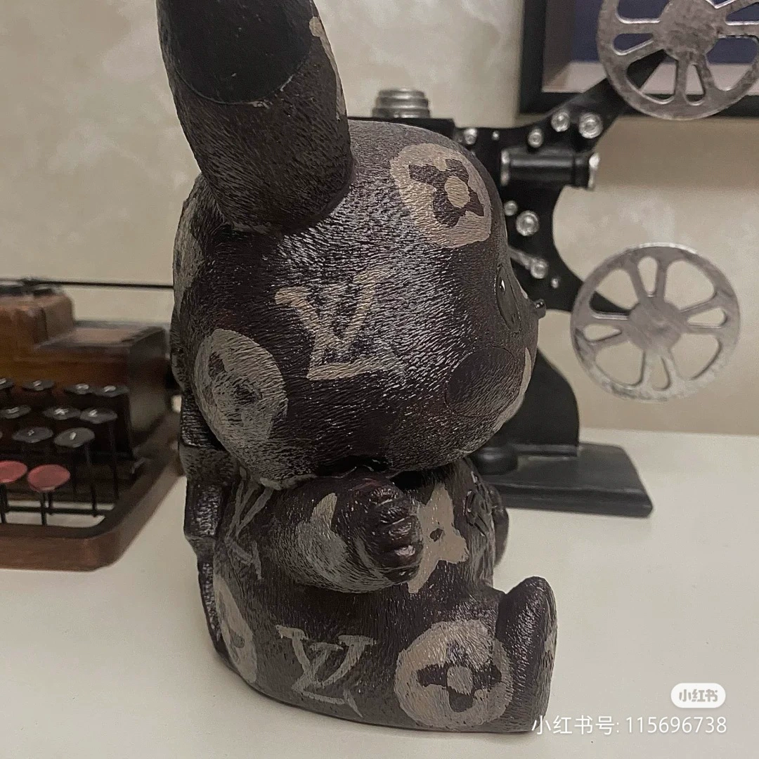 Пластиковая игрушка-монстр, handmade, граффити, копилка