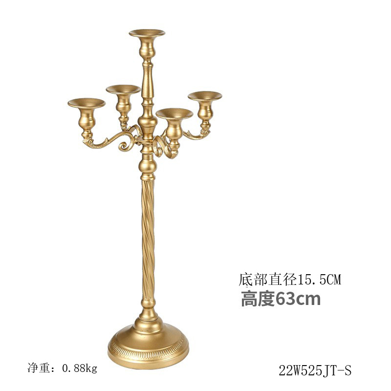 Transfronterizo hierro candelabro decoración hotel boda props ins vela Copa hogar sala de estar decoración de metal titular de la vela