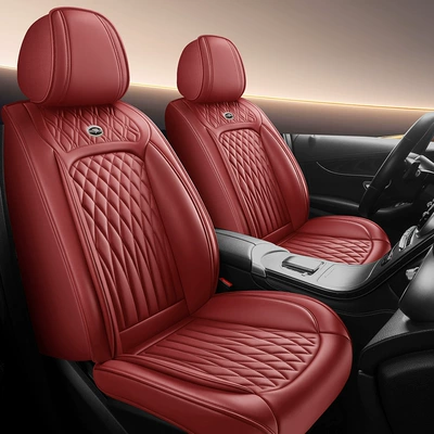 Seat cushion, seat cover Car All-Season Seat Cushions Multifunctional - martha-red-standard-edition-new-mesh-five-seater