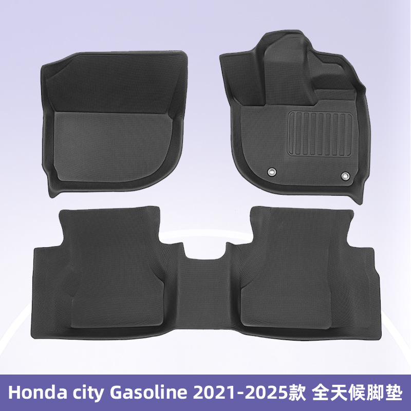 Aplicable a Honda City Fuel 2021 - 2025 3D para todo el tiempo material XPE almohadilla de pie almohadilla del maletero