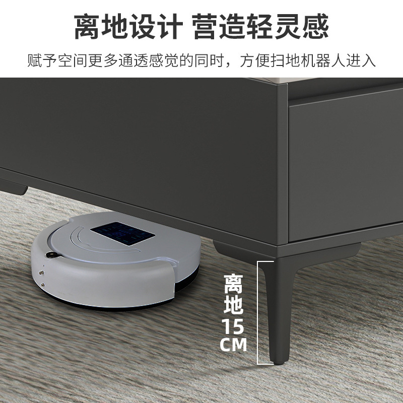 Mesa de café sala de estar casa pequeña mesa de té simple moderno pequeño apartamento balcón mesa cuadrada de lujo minimalista mesa de té