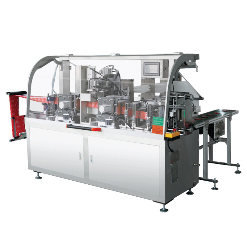 全自动液体灌装四边封面巾纸湿巾纸单片消毒棉片包装机