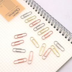 Creative cartoon cute 28mm metal bookmark for students exam pins office colorful supplies