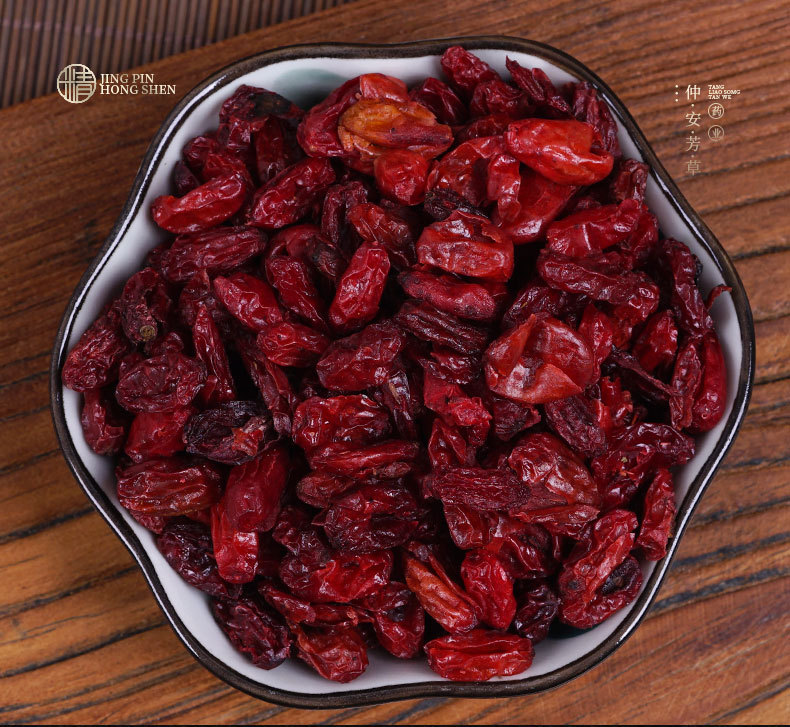Shan Zhu Yu (Cornus officinalis) — Dried Pitted Dogwood Fruit, Qinling Origin Food Herb for Tea key features