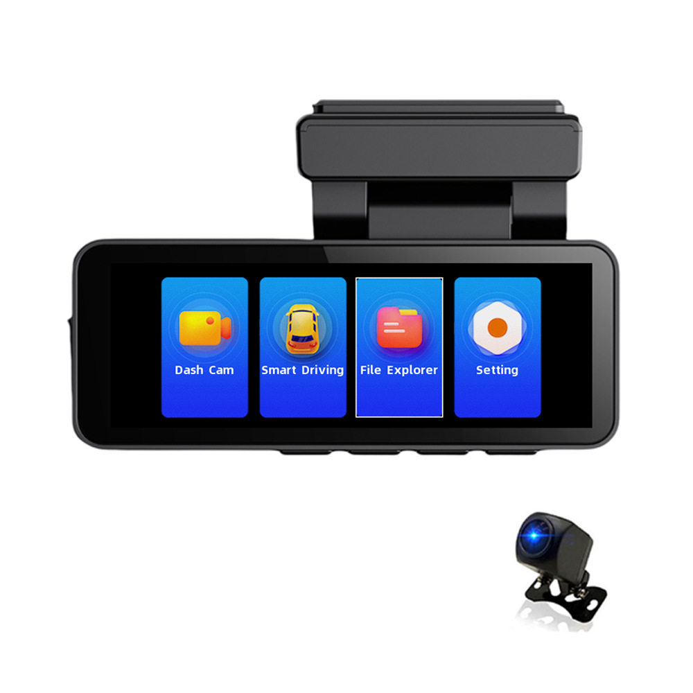 Cross-Border New Model 4K+2.5K Dash Cam 3inch Hd with Support for Wifi and Gps Infrared Night Vision Car Dvr