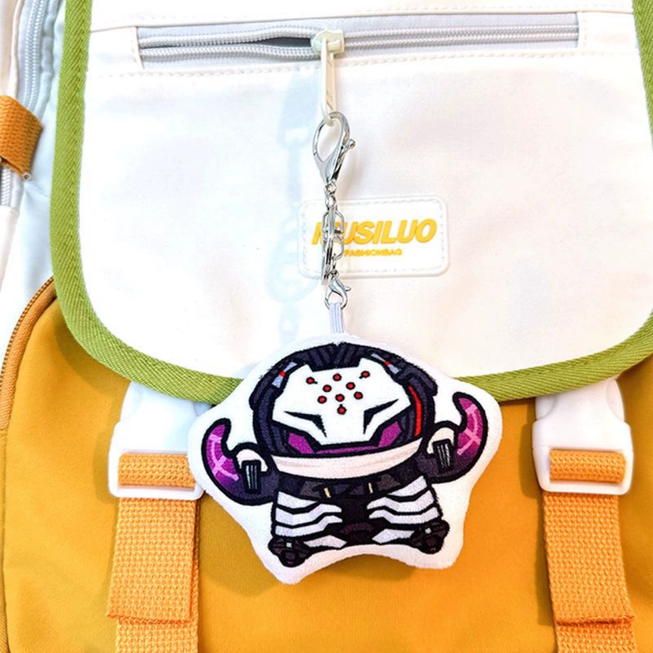 Поворотная модель ощущения боли, кукла-голос Ramasha, Salmon Emperor Dharma God Voice Pendant Overwatch Keychain