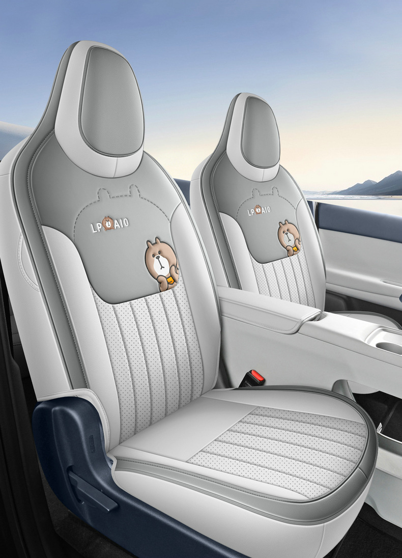 Specialized Leapmotor A10 Car Seat Cover, Universal for All Seasons, Full Surround Seat Cover, Perforated Leather, Breathable, New Model Seat Cushion